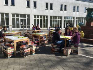 Medienbasar in der Eversbusch-Grundschule